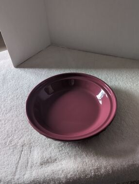 Longaberger Pottery Paprika Red 10" Pie Plate